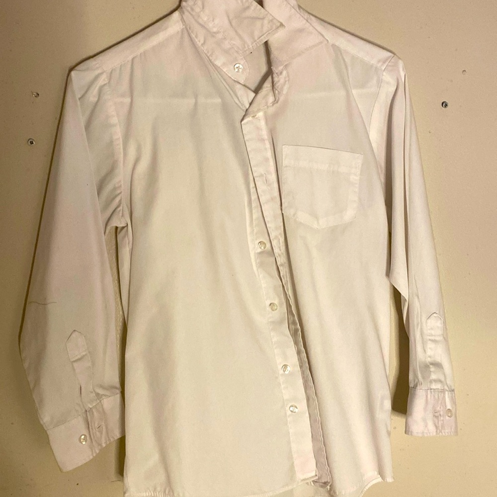 white button down shirt